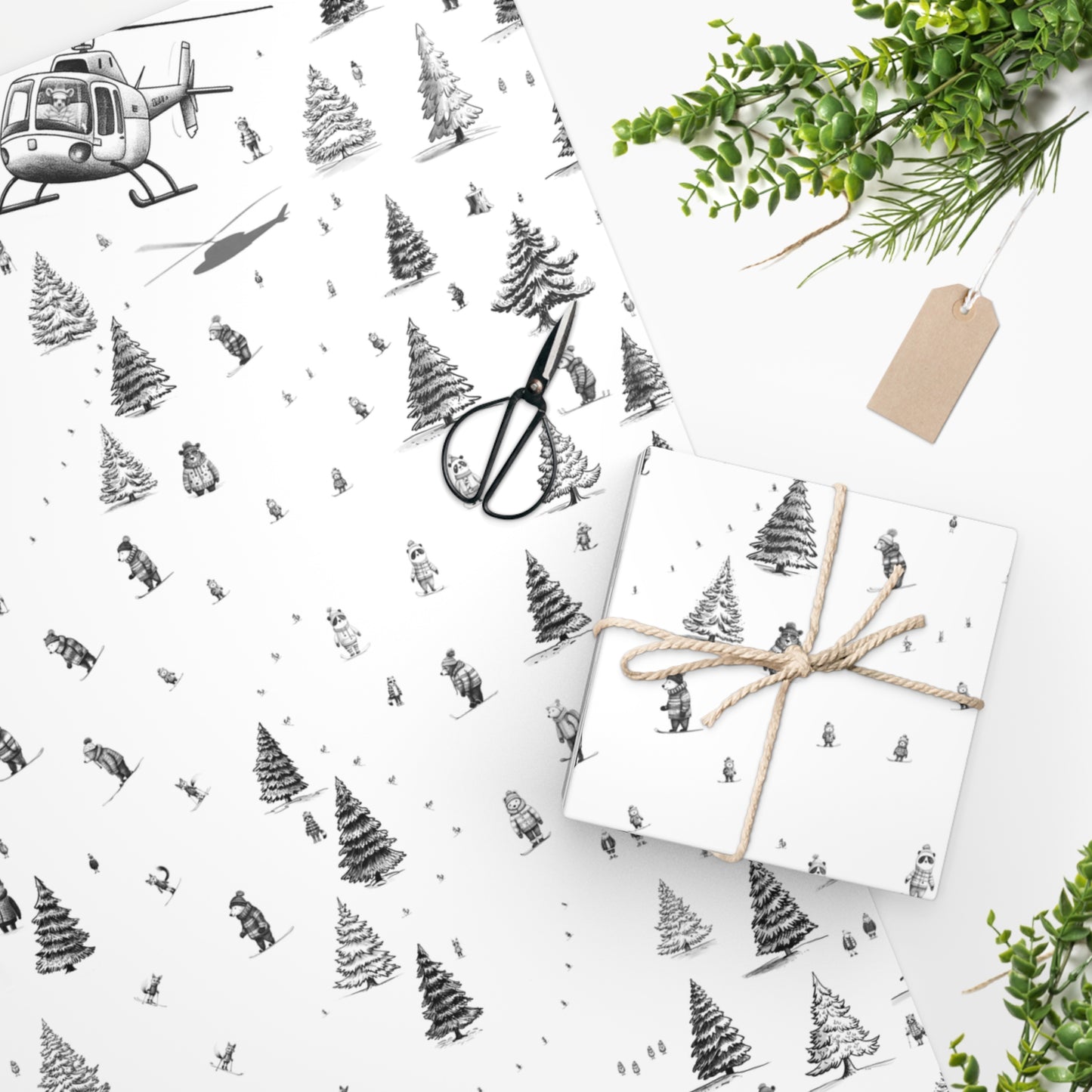 Ski Jamboree Gift Wrapping Paper