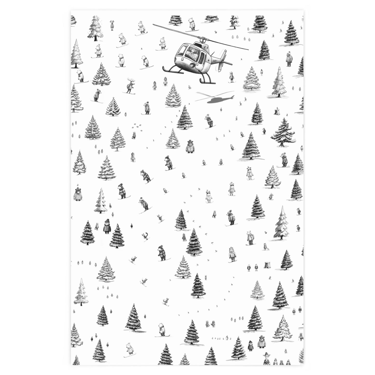 Ski Jamboree Gift Wrapping Paper