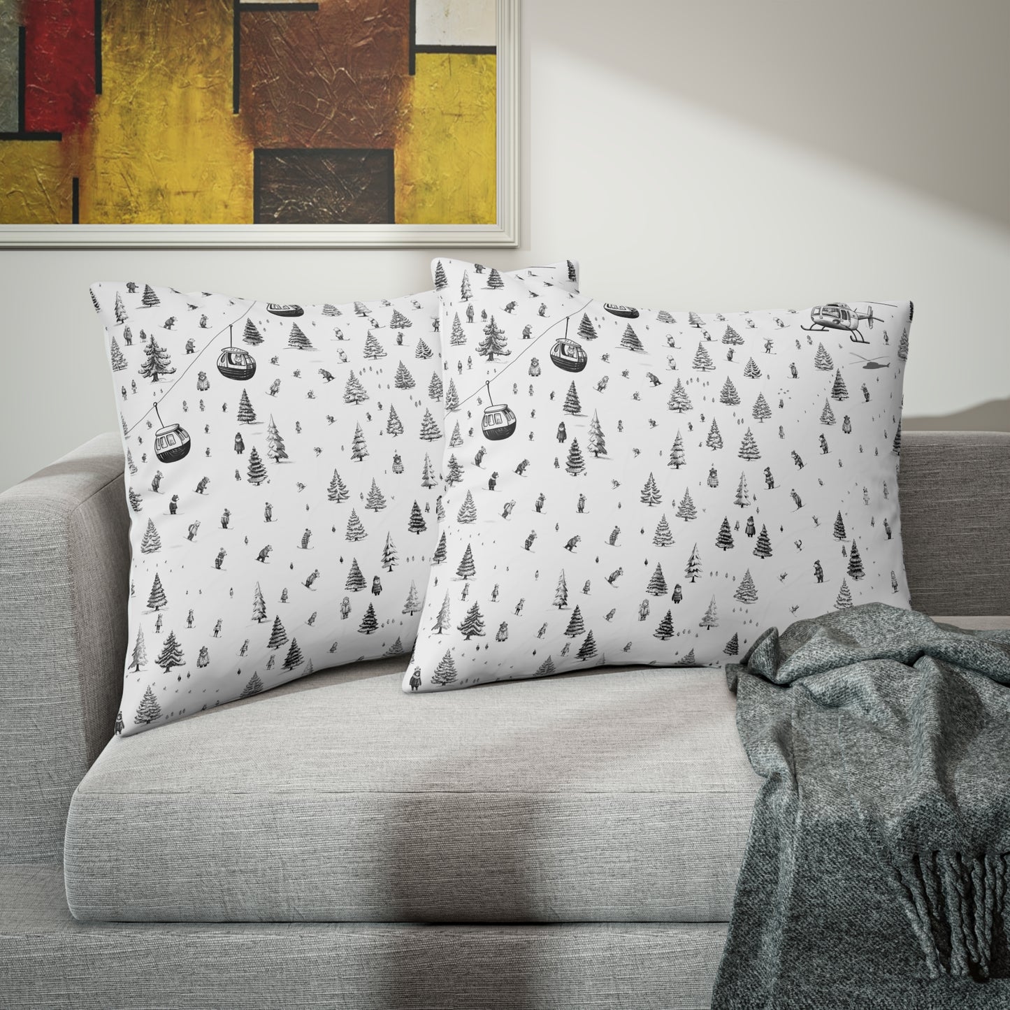 Ski Jamboree Pillow Sham