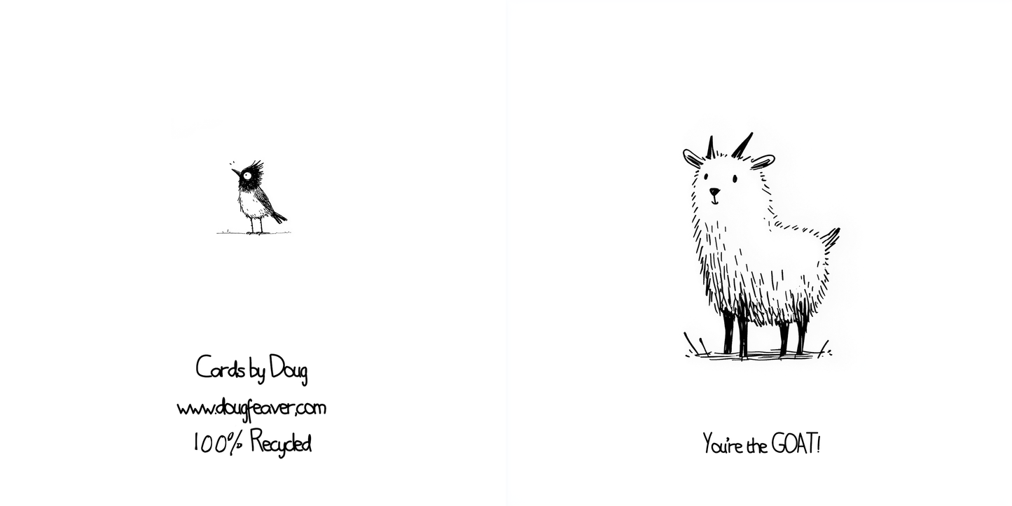 You're the GOAT!